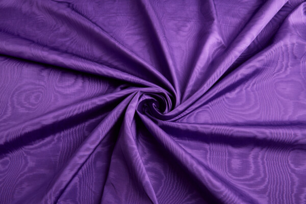 Limited Stock Moire Grosgrain - Purple fabric