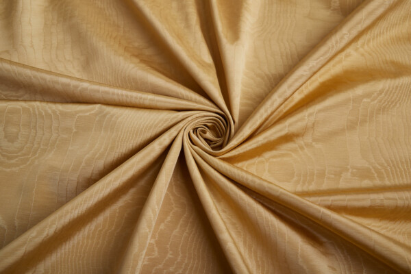 Limited Stock Moire Grosgrain - Gold fabric