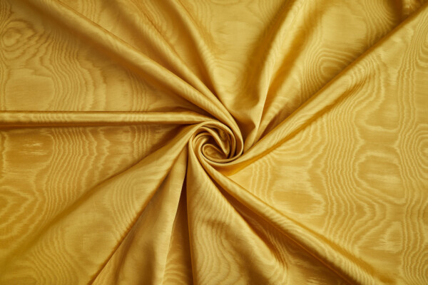 Limited Stock Moire Grosgrain - Ochre fabric