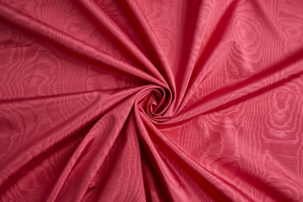 Limited Stock Moire Grosgrain - Watermelon fabric