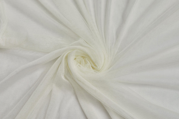 BACK IN STOCK - Soft Silk Tulle - Vintage Ivory fabric