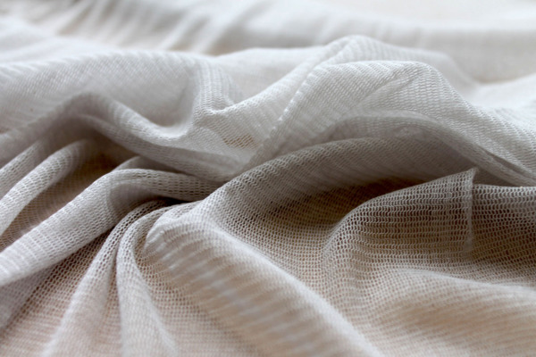 Soft Silk Tulle - Dove Grey fabric