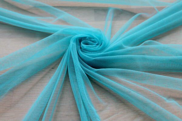 Soft Nylon Tulle - Turquoise - T15 fabric