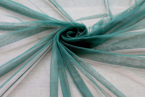 Soft Nylon Tulle - Bottle Green - T22 fabric