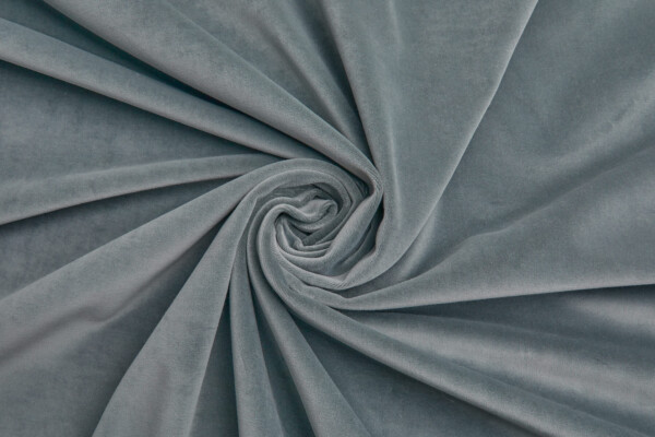 Heavy Cotton Velvet - Smoke Grey fabric
