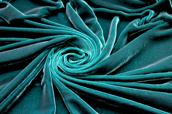 Silk Velvet - Astral Teal fabric