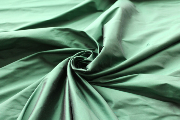 Silk Dupion - Dark Green - B67 fabric