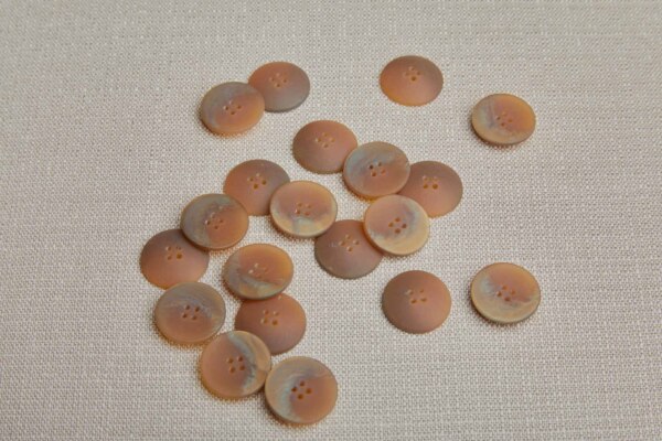 Vintage Round French Beige "Faux Mother-of-pearl" Button - 2.2cm