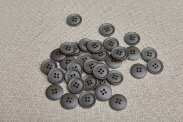 Vintage Round Gunpowder Button - 2cm