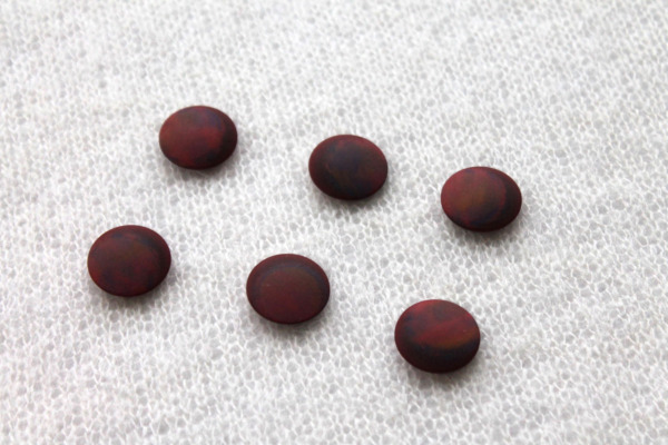 Vintage Red "Faux Mother of Pearl" Resin Button - 2.3cm