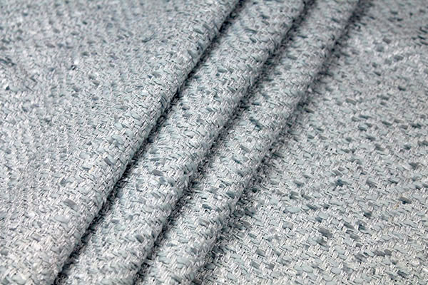 Chunky Herringbone Matka - Blue fabric