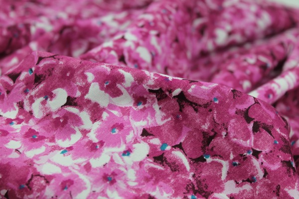 Floral Print Cotton - Pinks fabric