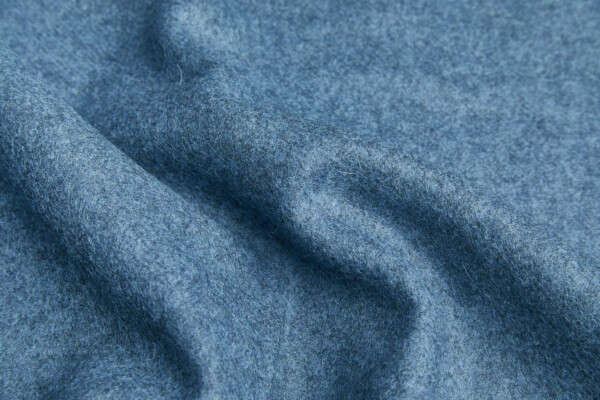 Lagoon Blue Uniform Wool Fabric