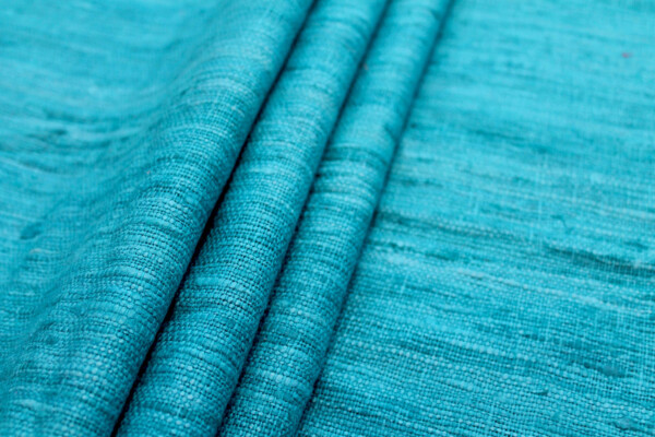 Chunky Silk Matka - Aquamarine fabric