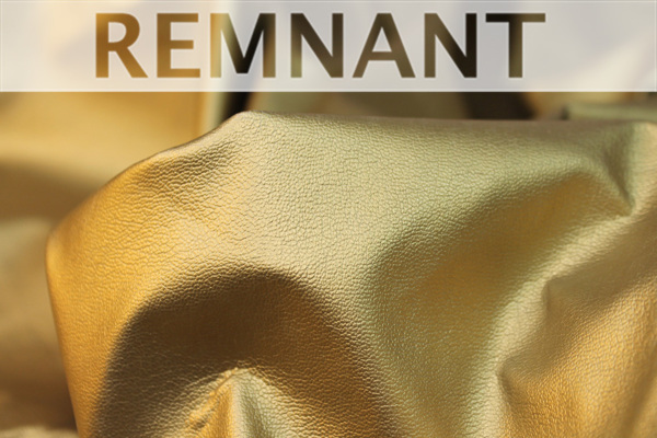 Medium Soft Leatherette - Metallic Deep Gold - 1.6m Piece fabric