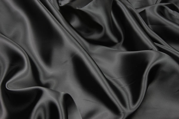 Black Viscose Satin Lining fabric