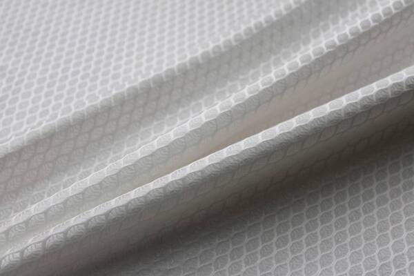 Banaras Brocade - Ivory / Ivory Leaves fabric