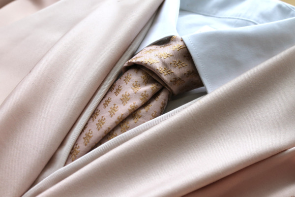 Vintage Shell Pink Groom