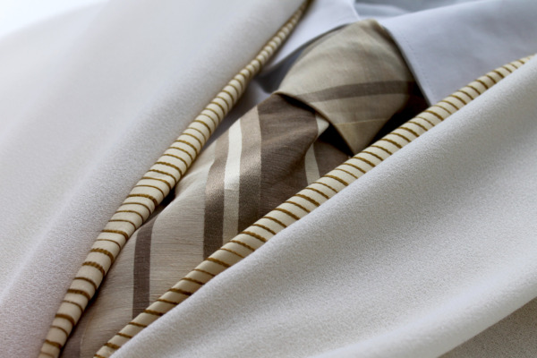 Ivory, Cream and Light Brown Groom