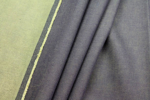 Italian Denim - Olive Black fabric