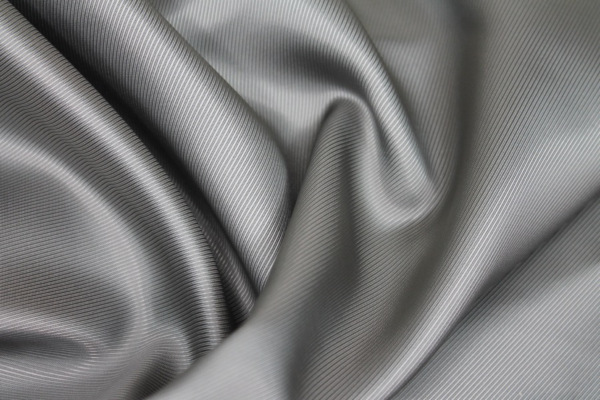 Twill Weave Anti-Static Lining - Grey fabric