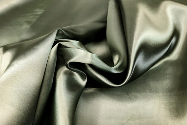 Forest Green Viscose Satin Lining fabric
