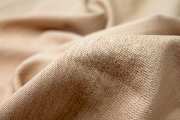 European Stretch Denim - Nude fabric