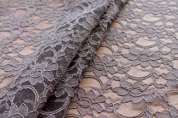 Corded Lace - Mushroom fabric