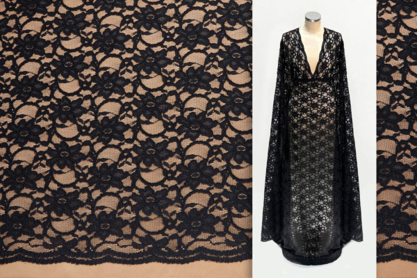 Corded Lace - Black