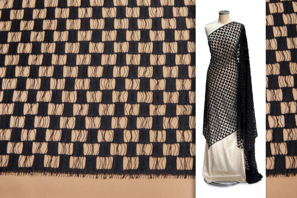 Checkerboard Lace in Black
