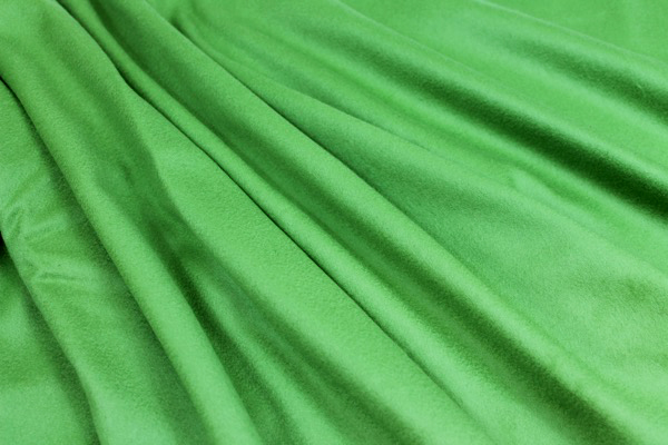 Cashmere & Wool Blend - Deep Lime fabric