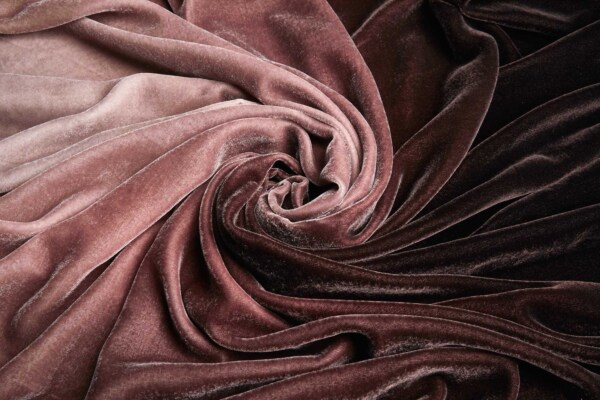 Ombré Silk Velvet - Browns