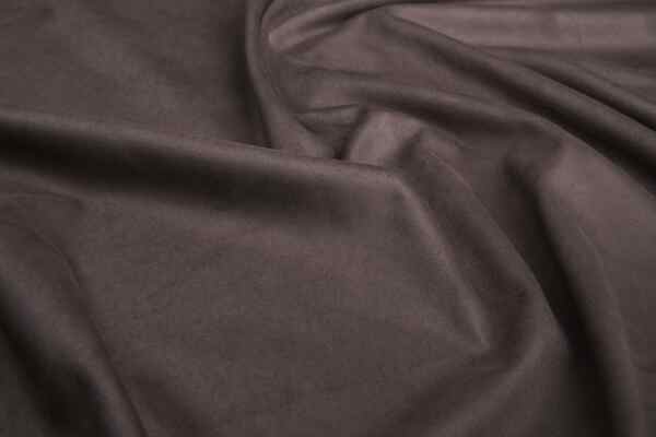Soft Double Sided Stretch Suedette - Chocolate fabric