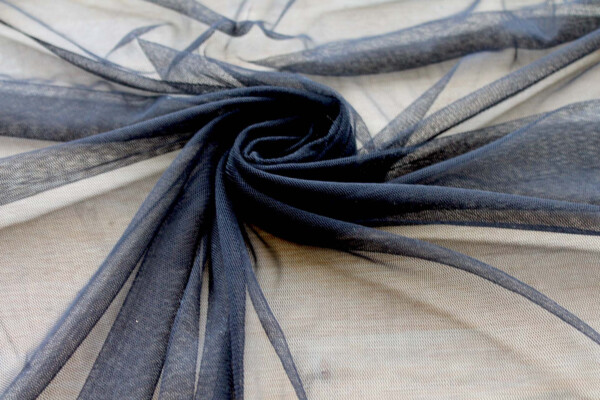 Soft Nylon Tulle - Black - T09 fabric