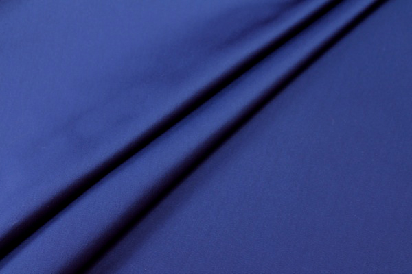 Stretch Duchesse Satin - Navy fabric