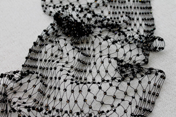 Diamanté Net - Black trim