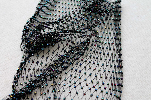 Diamanté Net - Black / Multi trim