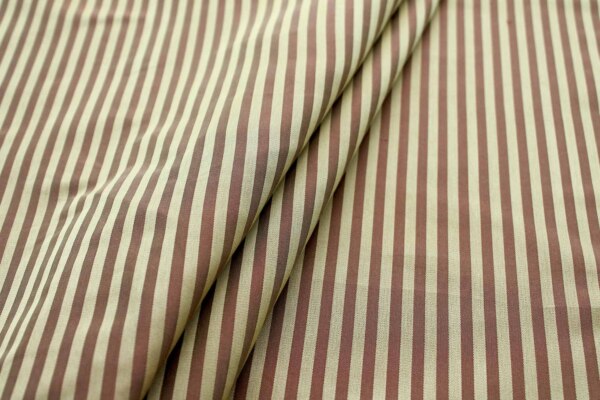 Woven Stripe Brocade - Rust and Gold fabric
