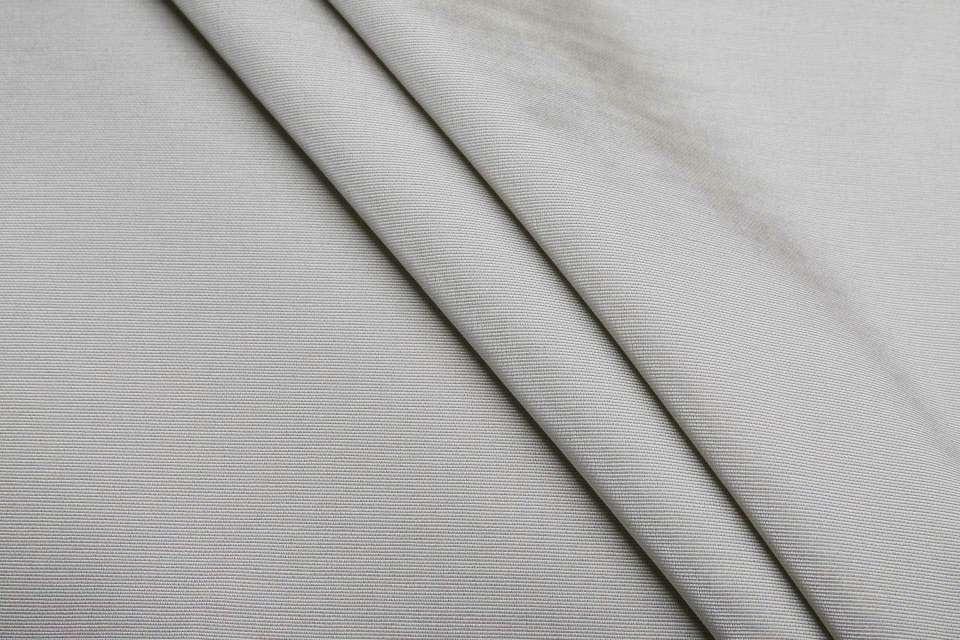 Cotton Viscose Grosgrain - Silver Smoke