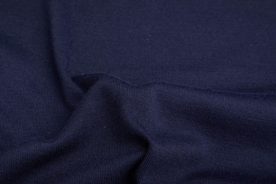Fine Ribbing - Navy