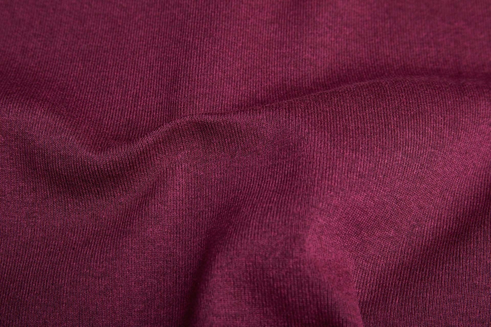 Fine Ribbing - Burgundy