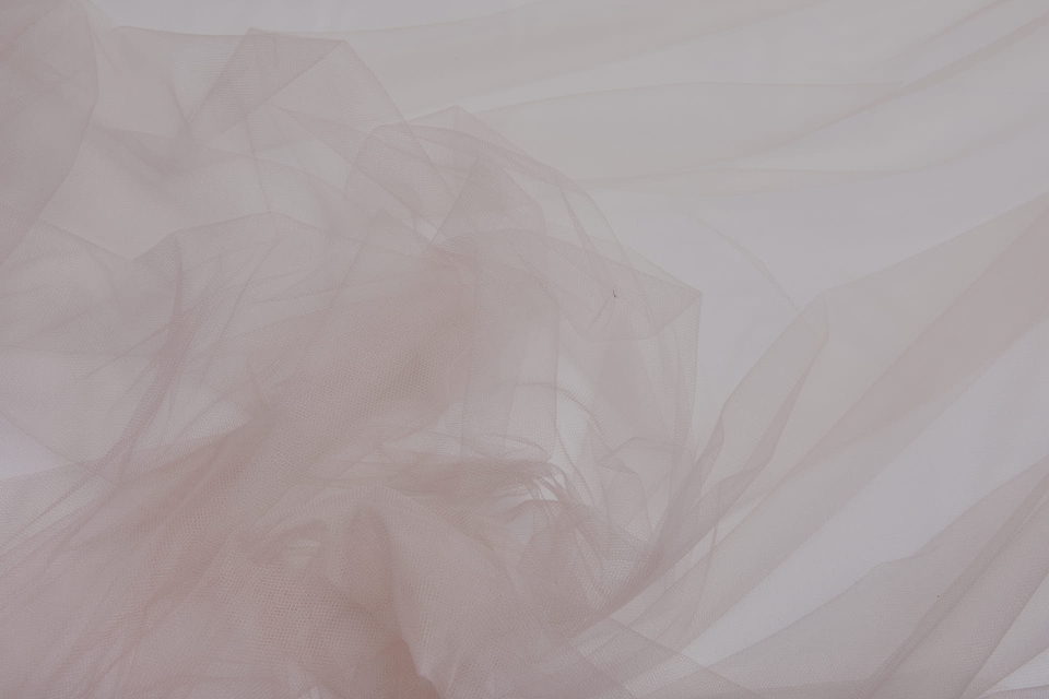 Blush Illusion Tulle - Non stretch