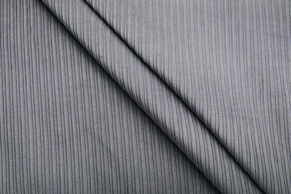 Wide Rib Corduroy - Steel Grey