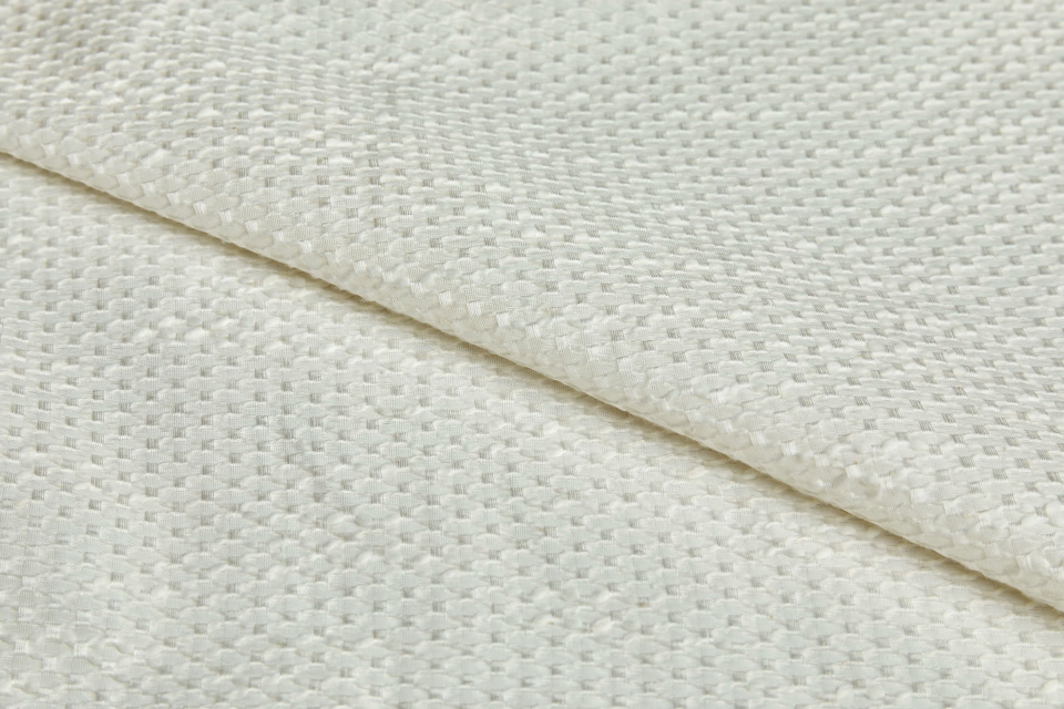 Small Trellis Textured Weave - Creamy Ivory