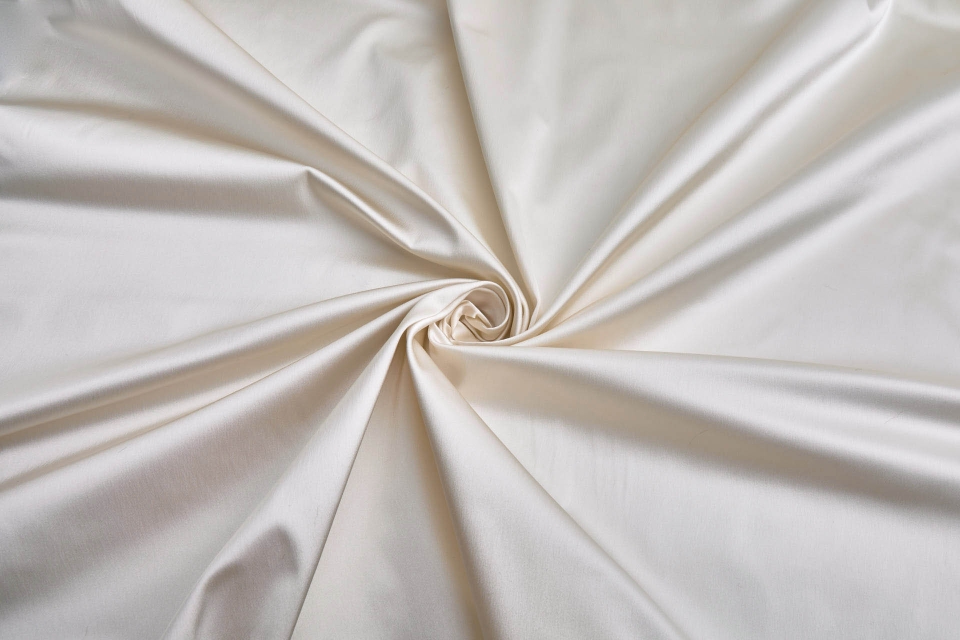 Stretch Duchesse Satin - Bone