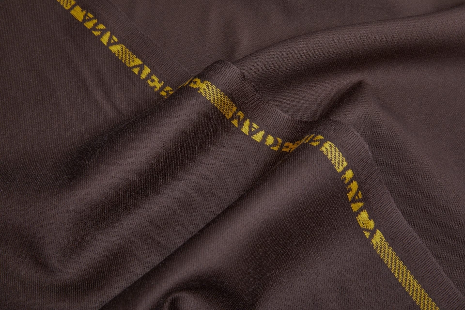 Luxury Italian Wool Suiting - Coffee