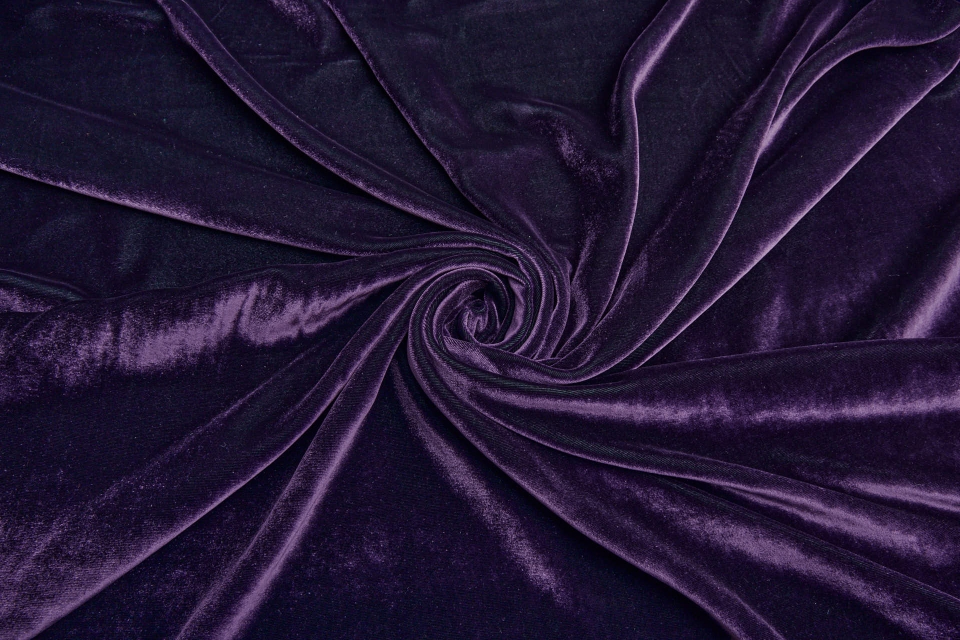 Silk Velvet - Purple shot Green - 135-140cm wide