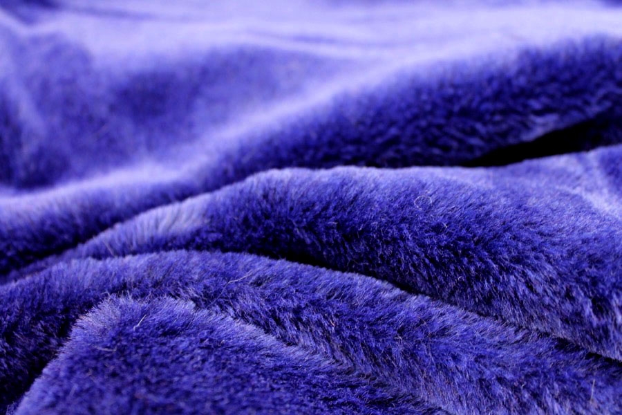Faux Fur - Short Pile Indigo