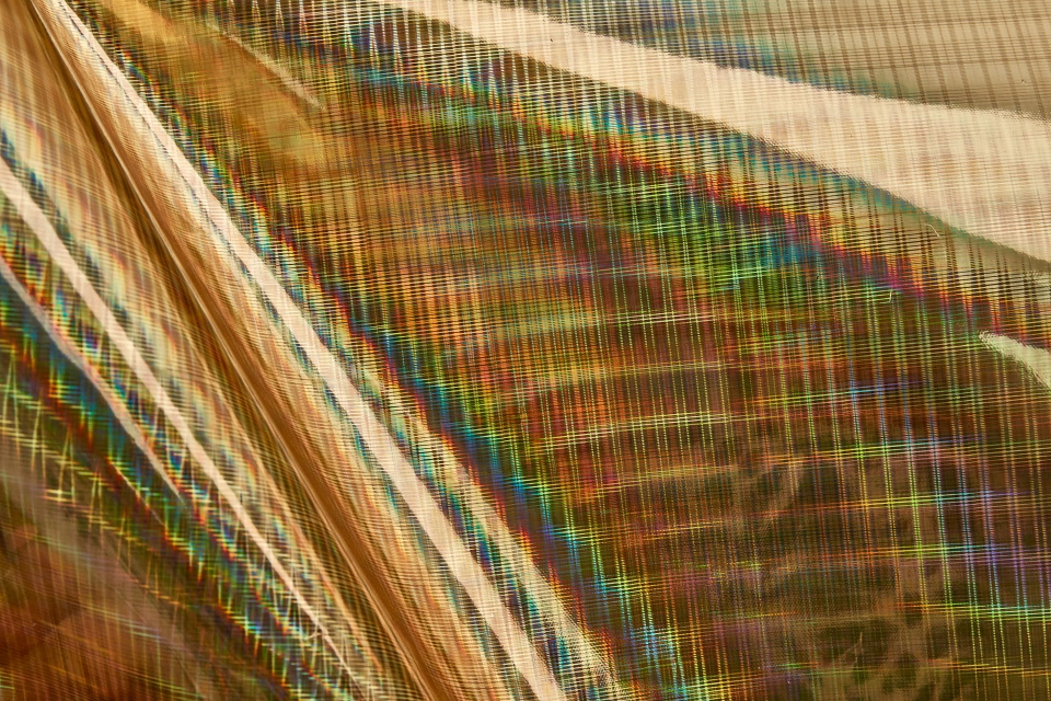 Holographic Metallic Leatherette - Gold