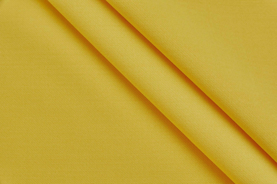 Luxury Italian Wool Suiting - Golden Yellow